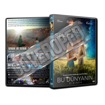 Bu Dünyanın Dışında - The Space Between Us 2017 Cover Tasarımı (Dvd Cover)